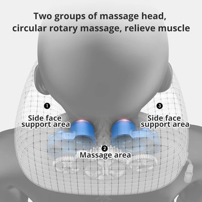 Multifunctional Electric Neck Massager U-shaped Pillow: Portable Shoulder and Cervical Massager - Relaxing Massage for Outdoor, Home, and Car Use