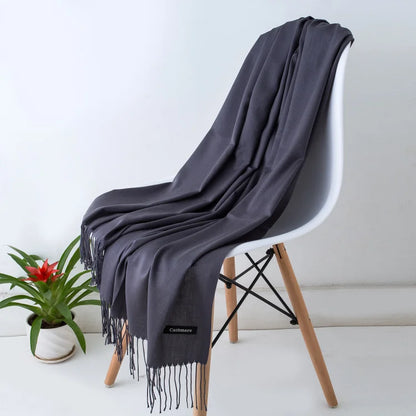 Women's Pashmina Scarf — Cashmere Feel Shawl & Wrap for Evening Dresses, Travel, Office, Winter, and Weddings