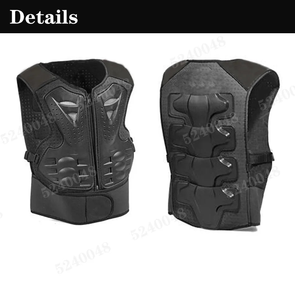 Full Body Protective Armor for Kids & Youth – Motocross, Skating Vest with Chest, Spine, Knee & Elbow Guards (0.8-1.6m)