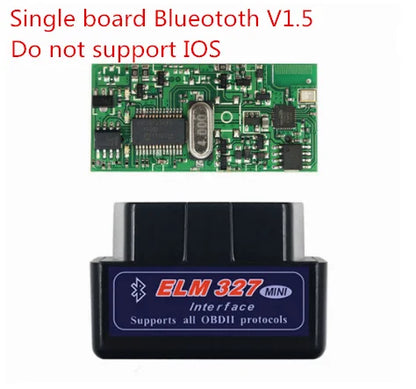 Super Mini ELM327 V1.5 OBD2 Scanner - Bluetooth & WiFi Car Diagnostic Tool for Android iOS