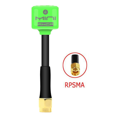 5.8G 4 RHCP Lollipop FPV Antenna – High Gain 2.8dBi SMA/RP-SMA/MMCX/UFL for Racing Drones