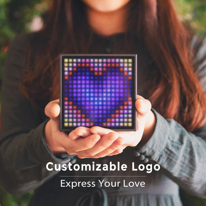 Divoom Timebox Evo Bluetooth Speakers – Wireless with Clock, Alarm, Programmable LED Display for Pixel Art Creation, Unique Gift