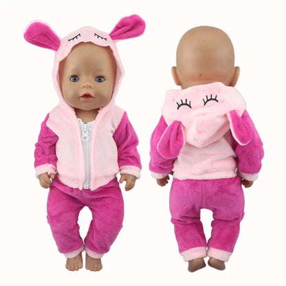 2023 New Doll Outfit Set – Cute Jumpers & Rompers for 17-Inch / 43cm Baby Reborn Dolls