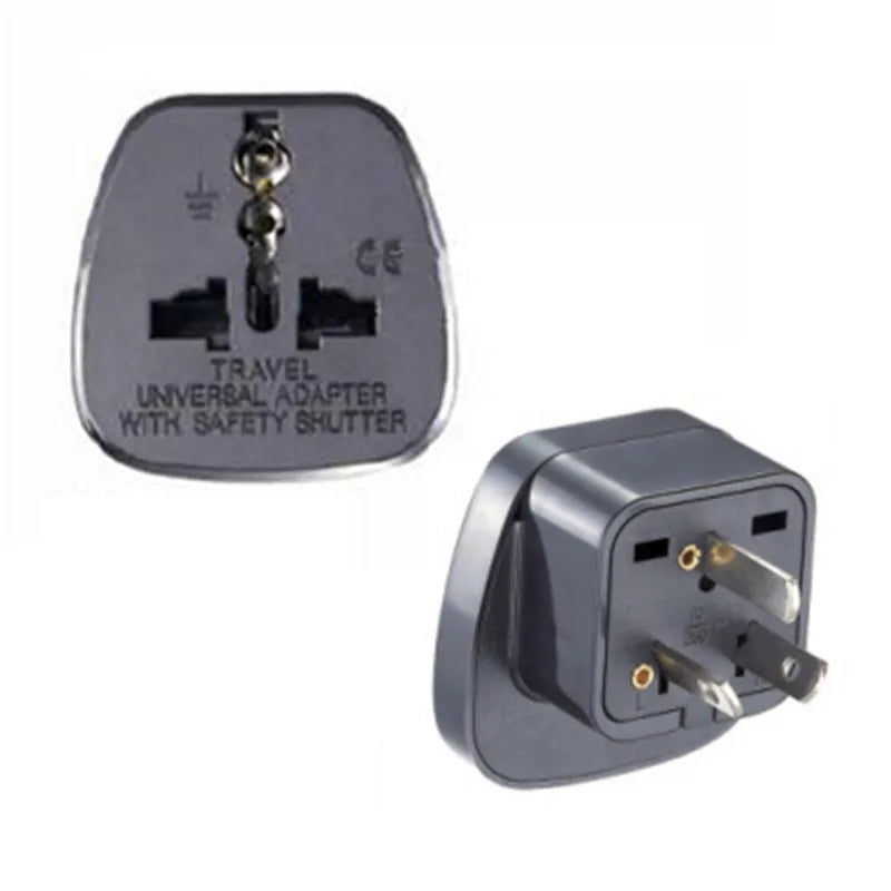 Universal Travel Plug Adapter - US, UK, EU, AU & International Power Converter