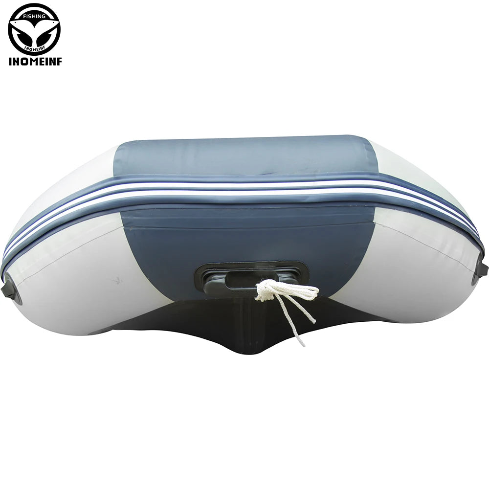5-6 Person Inflatable Assault Boat – 3.8m PVC Fishing Rowing Boat with Aluminum Floor & Speed Raft Accessories