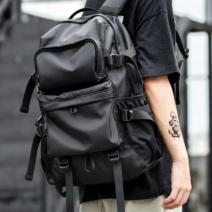 Best-Selling Casual Street Style Male Backpack | Large Capacity 17-Inch Laptop Travel Backpack | Ideal for University and College