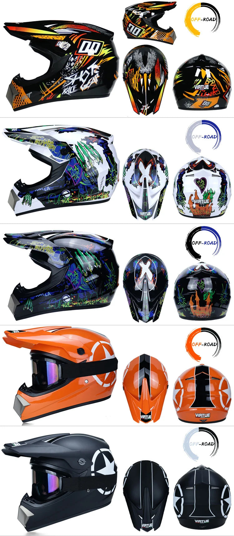 Children's Off-Road Motorcycle Helmet - Bike Downhill AM DH Cross & Motocross Capacete Casco for Kids