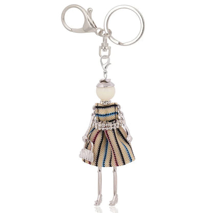Trendy Women’s Metal Charm Keychain 2026 – Cute Statement Bag Pendant Jewelry Gift for Ladies
