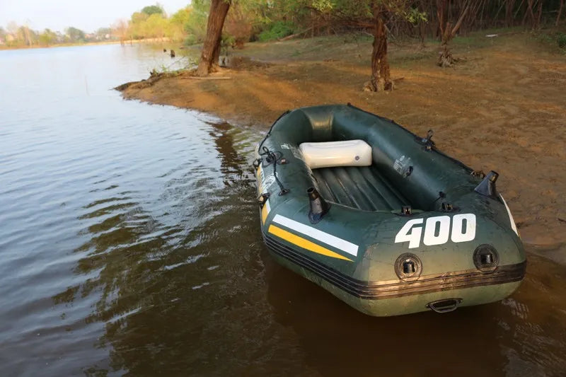 Air Cushion Inflatable PVC Seat for Boat - Thick, Foldable, Big Valve for Outdoor Camping & Fishing