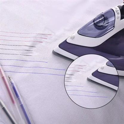 10Pcs Heat Erasable Fabric Marker Pens — Temperature Disappearing Pens for DIY Sewing, Craft & Fabric Marking