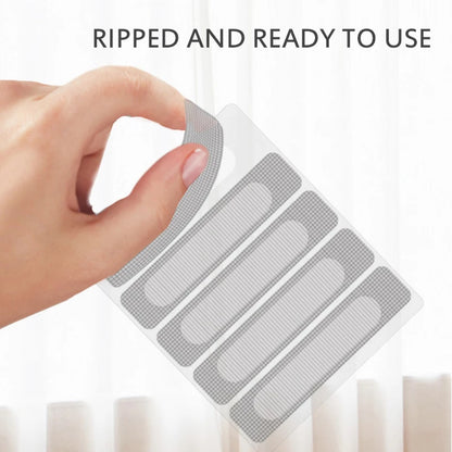 Say Goodbye to Pesky Insects: 50/25/15pcs Adhesive Anti-Mosquito Net Patches - Fix Net Window Screen Repair Stickers for Home - Keep Flies and Bugs Out with Ease