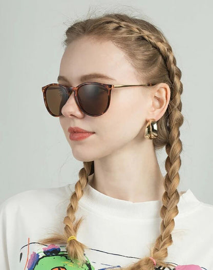 MUSELIFE 2025 Oval Small Sunglasses — Clear UV400 Classic Transparent Shades for Women
