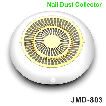 60W 35,000 RPM Nail Drill Machine with Vacuum Cleaner – Reusable Filter, Strong Nail Dust Collector, Professional Manicure Drill
