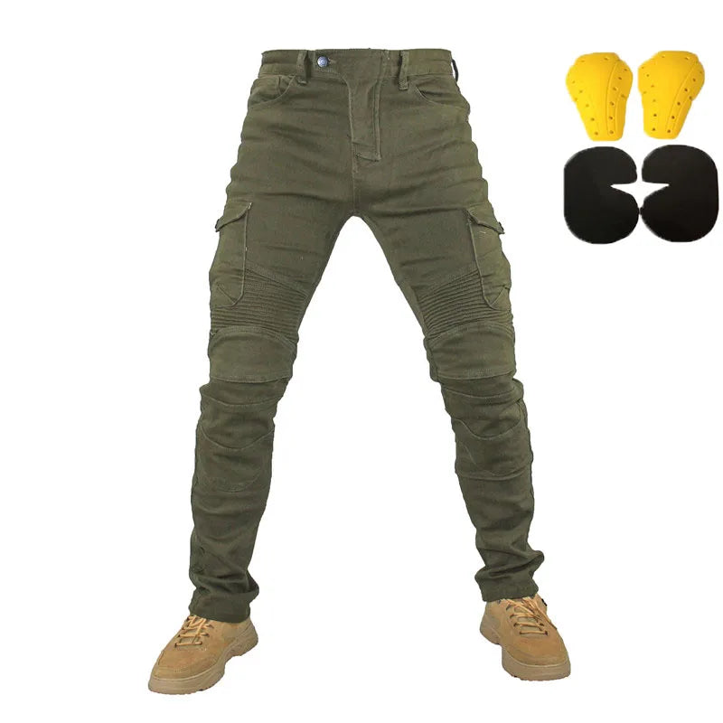 Motorcycle Jeans for Men – Featherbed Riding Trousers, Standard Version, Summer Car Ride Pants