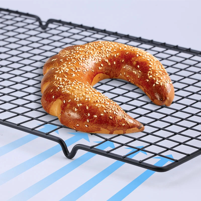 FAISDU Stainless Steel Cooling Rack – Single Layer BBQ & Baking Grid, Bread & Cake Drip Dry Tray Household Baking Tool