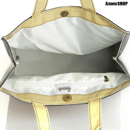 Simple Stylish PVC Reusable Shopping Bag – Luxury Eco-Friendly Waterproof Tote for Summer Beach