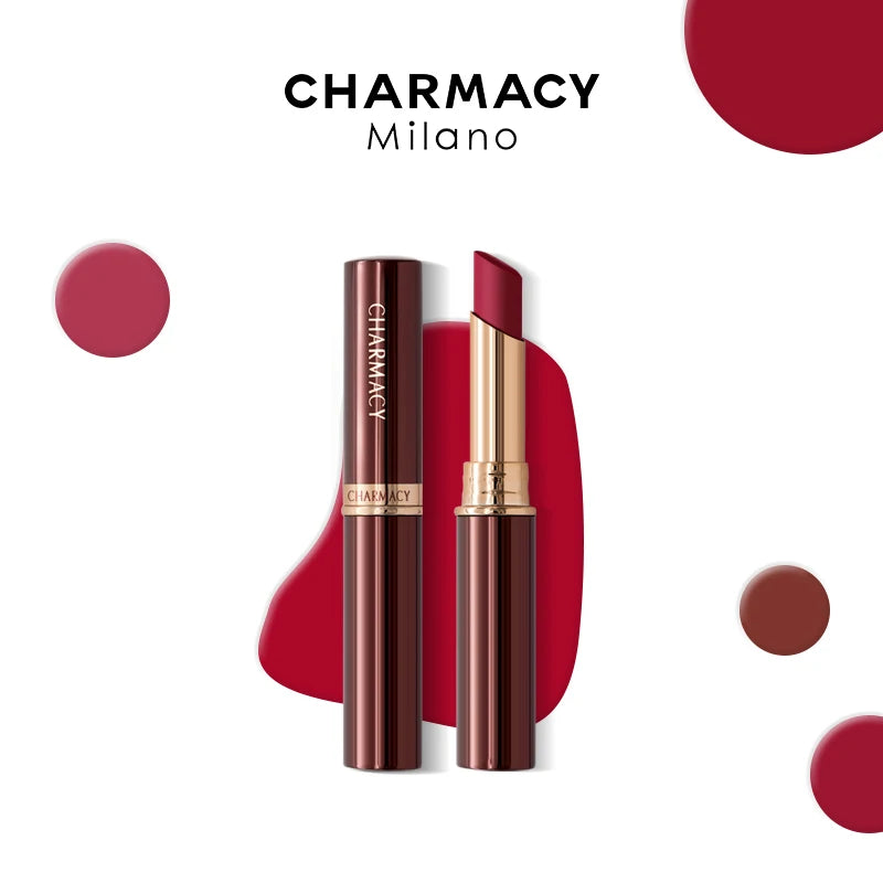 CHARMACY 16 Color Waterproof Velvet Lipstick – Long-Lasting Matte Lip Makeup, Easy to Wear