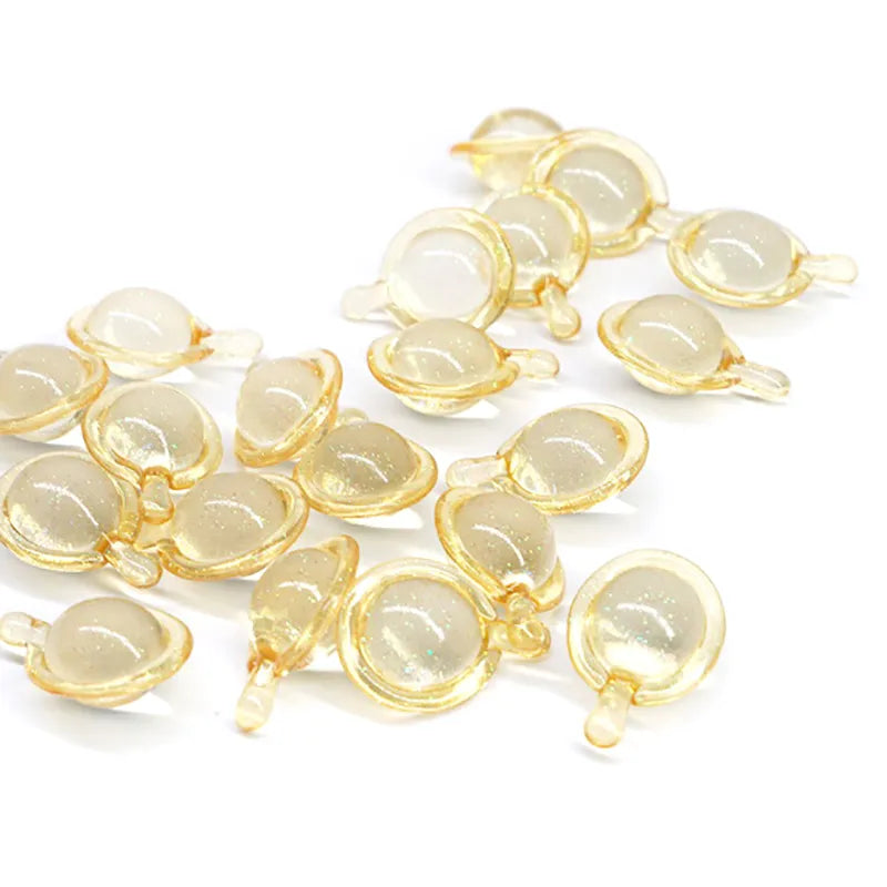 10Pcs Hair Vitamin Capsules: Pro Keratin Complex Oil for Smooth, Silky Hair - Repair Damaged Hair with Moroccan Oil Serum, Anti Hair Loss Hair Mask