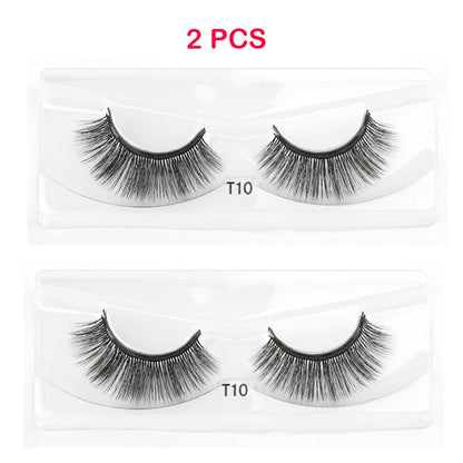3D Magnetic Mink Eyelashes with Magnetic Eyeliner – Short False Lashes, Handmade, Long-Lasting Eye Makeup Tool
