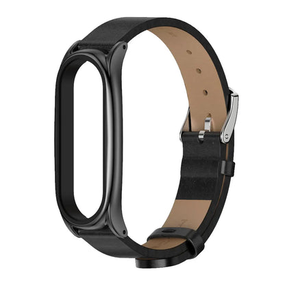 Leather Strap for Xiaomi Mi Band - Stylish Replacement Wristband for Mi Band 10/9/8/7/6/5 Mijobs Design