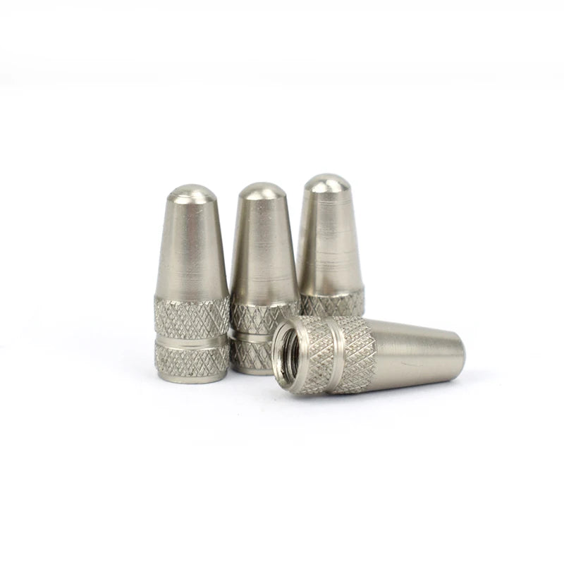 4/8PCS Aluminum Alloy Bicycle Tire Valve Caps – Dustproof Presta Valve Protectors for MTB & Road Bikes