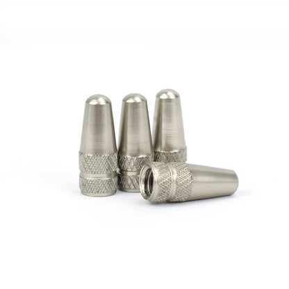 4/8PCS Aluminum Alloy Bicycle Tire Valve Caps – Dustproof Presta Valve Protectors for MTB & Road Bikes