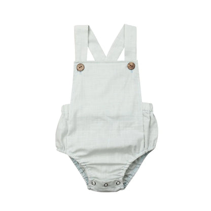 Newborn Baby Sleeveless Romper - Casual Summer One-Piece Jumpsuit for Boys & Girls