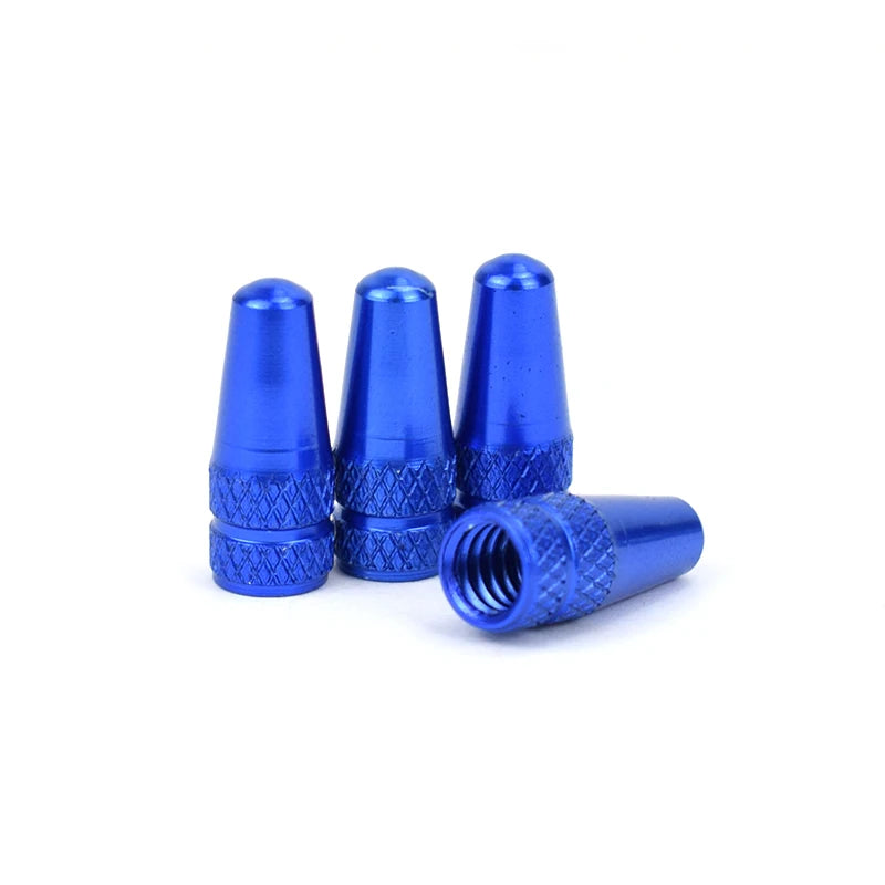 4/8PCS Aluminum Alloy Bicycle Tire Valve Caps – Dustproof Presta Valve Protectors for MTB & Road Bikes