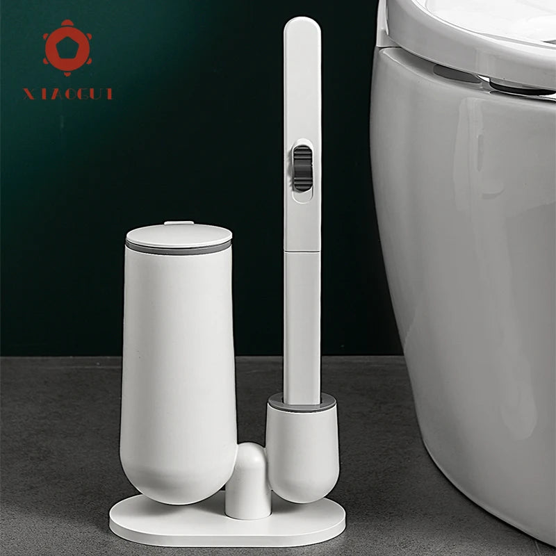 XiaoGui Disposable Toilet Brush Set - Replacement Cleaning Brushes for Bathroom & Household Use