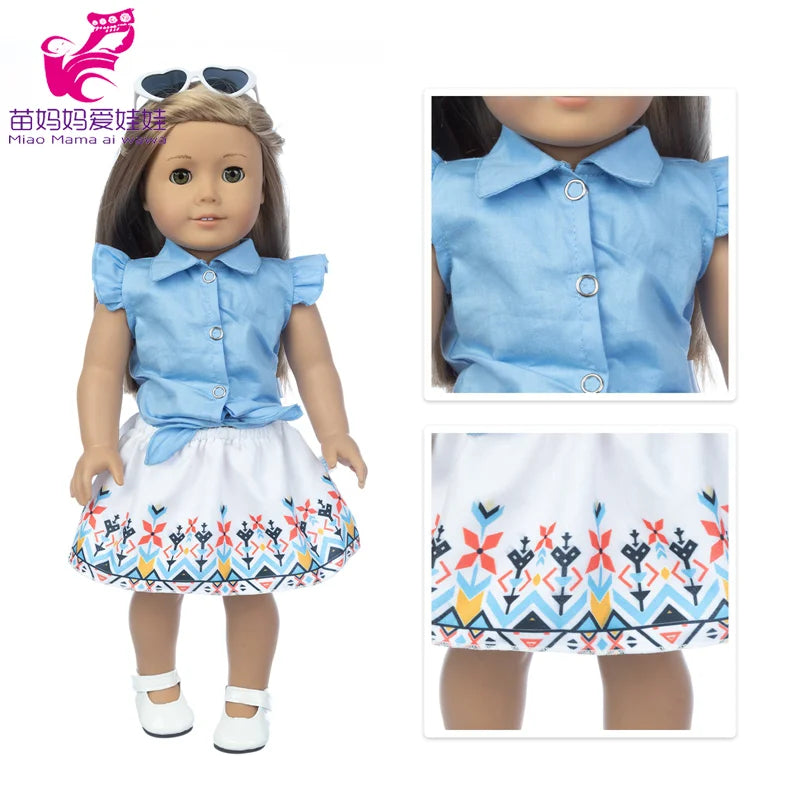 18-Inch Girl Doll Winter Coat — 43cm Baby Doll Jacket Outfit for Dressing