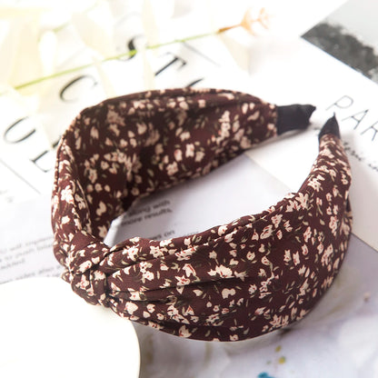 Fashion Leopard Print Headband — Wide Cross Elastic Bow Hairband for Women & Girls Hair Accessories