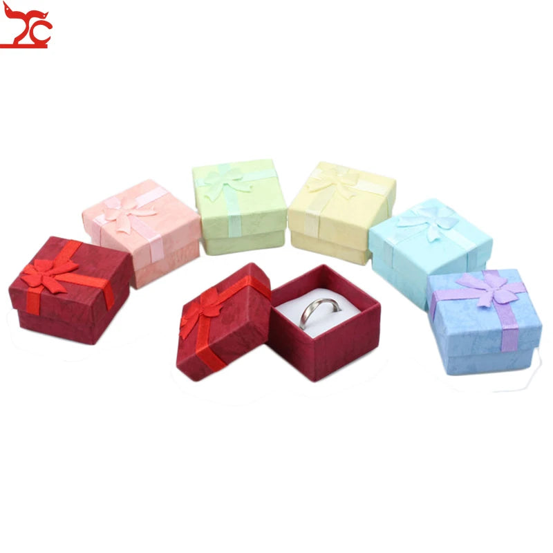 12/24/36pcs Ring & Earring Storage Boxes — High-Quality Paper Jewelry Gift Packaging Container Display
