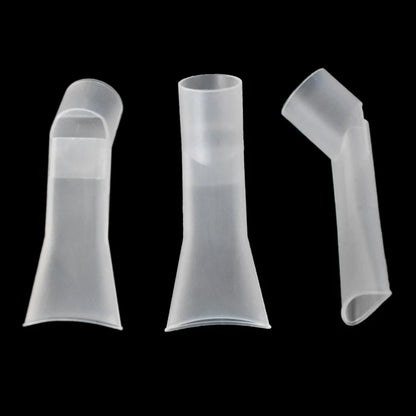 3-Piece Household Nebulizer Kit — Inhaler Cup and Compressor Mouthpieces, Medical Steam Inhaler Accessories