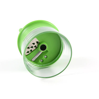 Adjustable Handheld Spiralizer Vegetable Fruit Slicer - Rotary Grater Cutter for Easy Salad Prep