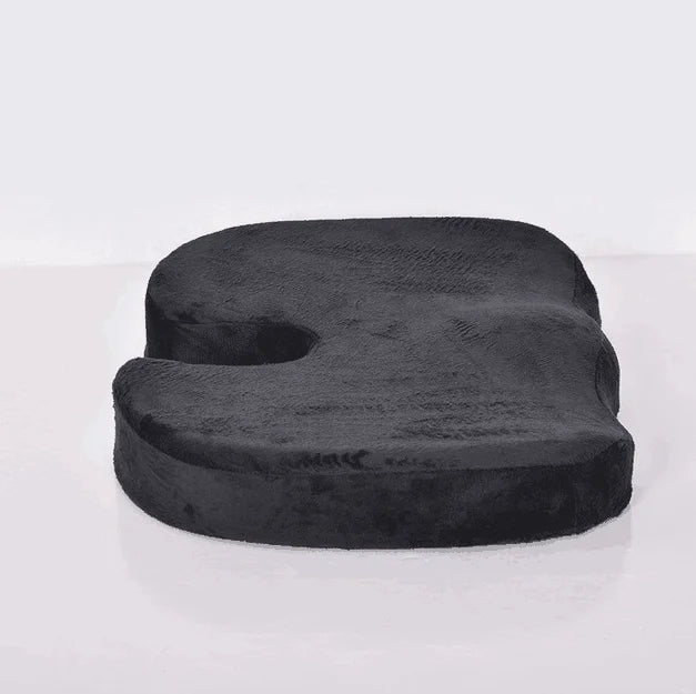 Ergonomic Bamboo Memory Foam Seat & Back Cushion – Slow Rebound Waist Support for Home & Office Chairs