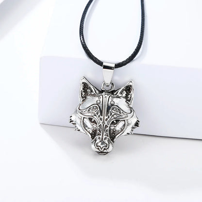 Norse "I Am Wolf" Viking Celtic Necklace for Men & Women - Popular Totem Amulet with Card, Jewelry Gift