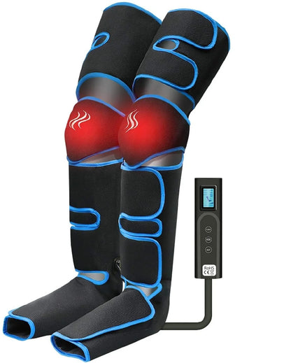 Foot Air Pressure Leg Massager — 360° Circulation & Muscle Relaxation Device for Lymphatic Drainage