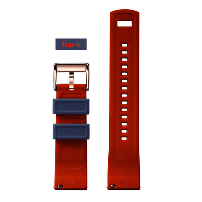 Premium Silicone Watch Band - Quick Release Rubber Replacement Strap for 18mm 20mm 22mm Watches