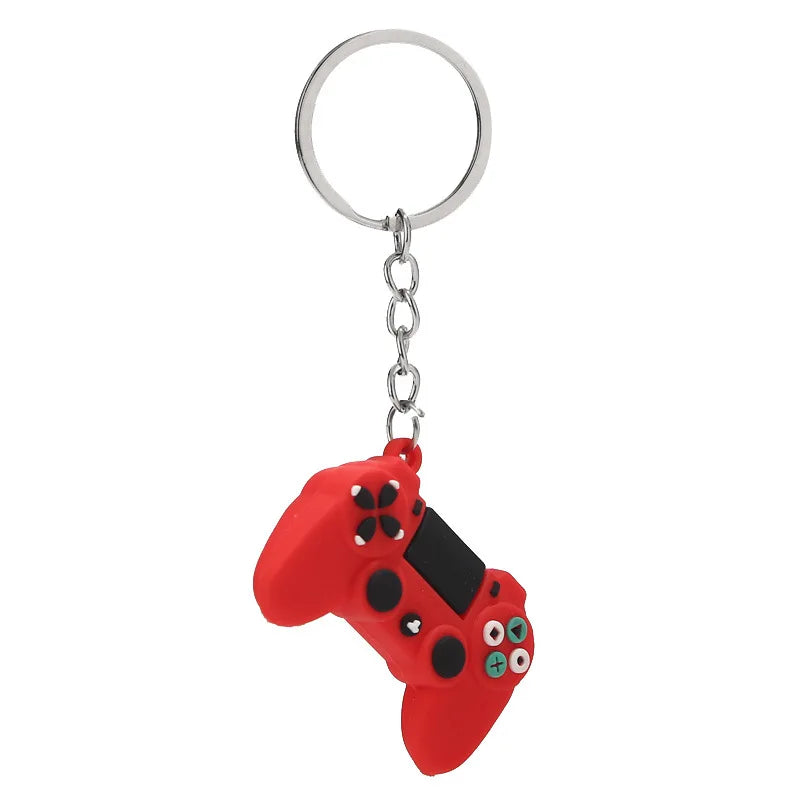 Game Controller Keychain - Cute PVC Simulation Gamepad Joystick Bag & Car Charm