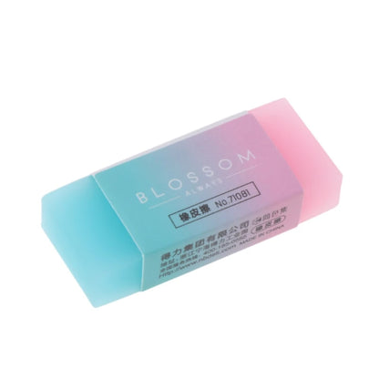 Soft Flexible Cube Colored Pencil Erasers (P82F) – Cute Durable Rubber Erasers for School Kids, Art & Writing Use