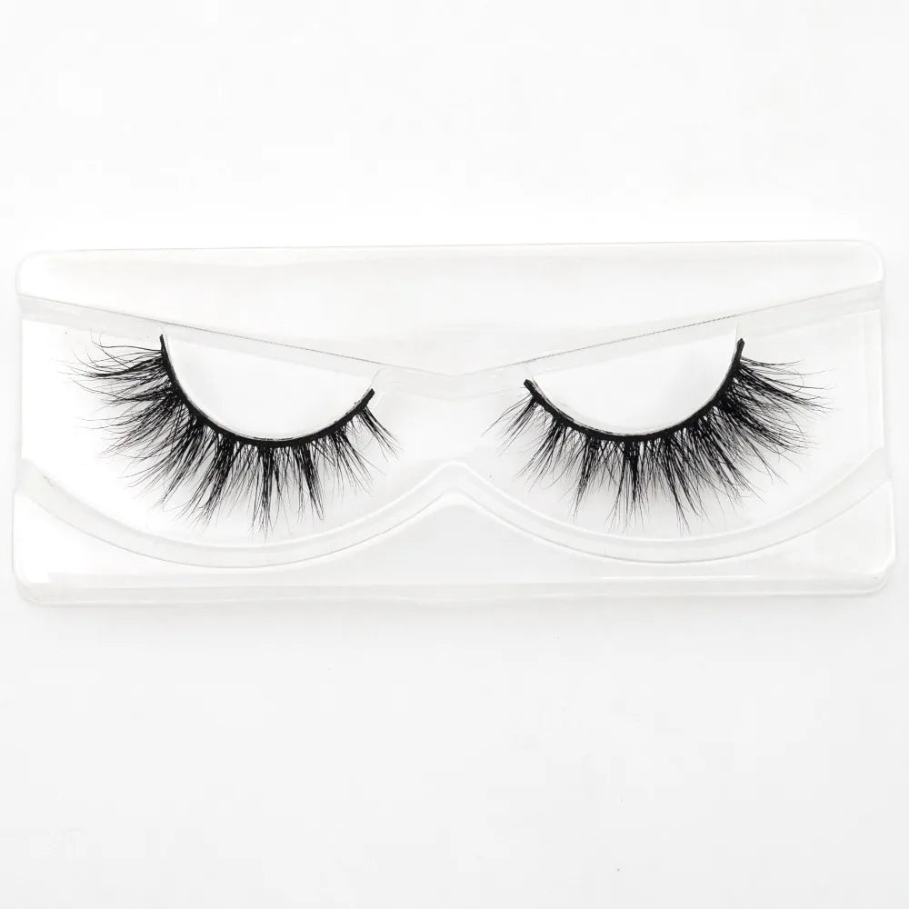 Visofree 3D Mink Eyelashes – Thick Handmade Full Strip Cruelty-Free False Lashes for Makeup M56