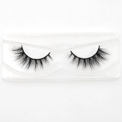 Visofree 3D Mink Eyelashes – Thick Handmade Full Strip Cruelty-Free False Lashes for Makeup M56