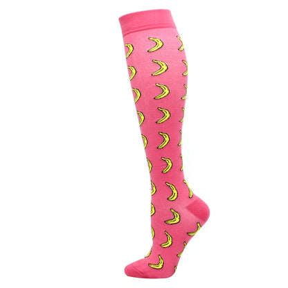 Compression Support Socks for Men & Women – Running Nursing Stockings for Edema, Varicose Veins & Blood Circulation Sports Wear