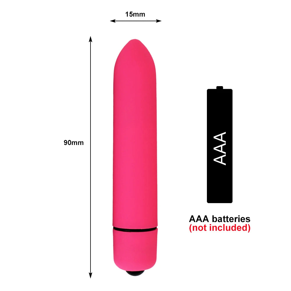 10-Speed Bullet Vibrator AV Stick – Mini G-Spot & Clitoris Stimulator, Dildo Sex Toy for Women