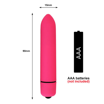 10-Speed Bullet Vibrator AV Stick – Mini G-Spot & Clitoris Stimulator, Dildo Sex Toy for Women