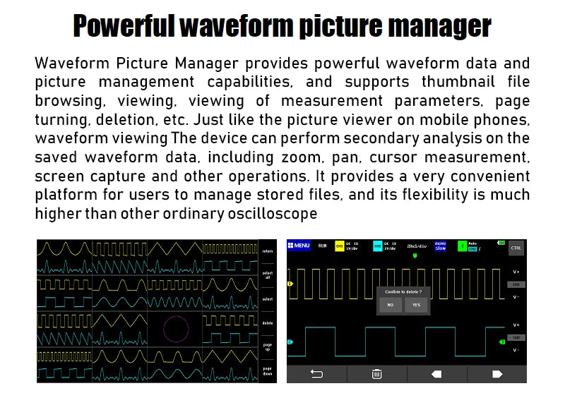 FNIRSI-1013D Digital Tablet Oscilloscope – Dual Channel, 100MHz Bandwidth, 1GS/s Sampling Rate, 7-Inch Mini Scope