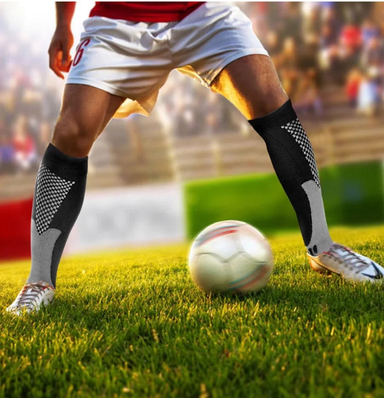 Men's Compression Sports Socks - Running, Cycling, Nursing, Varicose Veins Support, Outdoor Hiking Socks