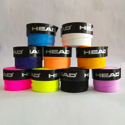 Original Anti-Slip Head Overgrip - Tennis Racket Grips Padel Accessory for Shock Training, Badminton, Squash - Sweatband