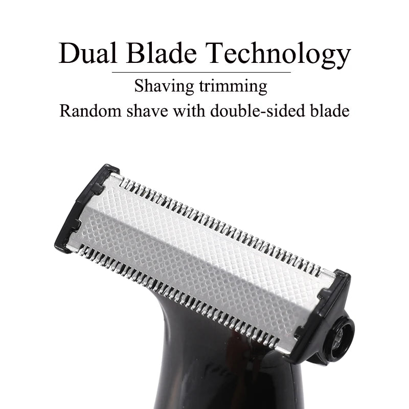 HTC Black Friday Cyber Monday Deals 2022 – Hybrid Electric Face & Body Trimmer for Men, Pubic Hair Shaver