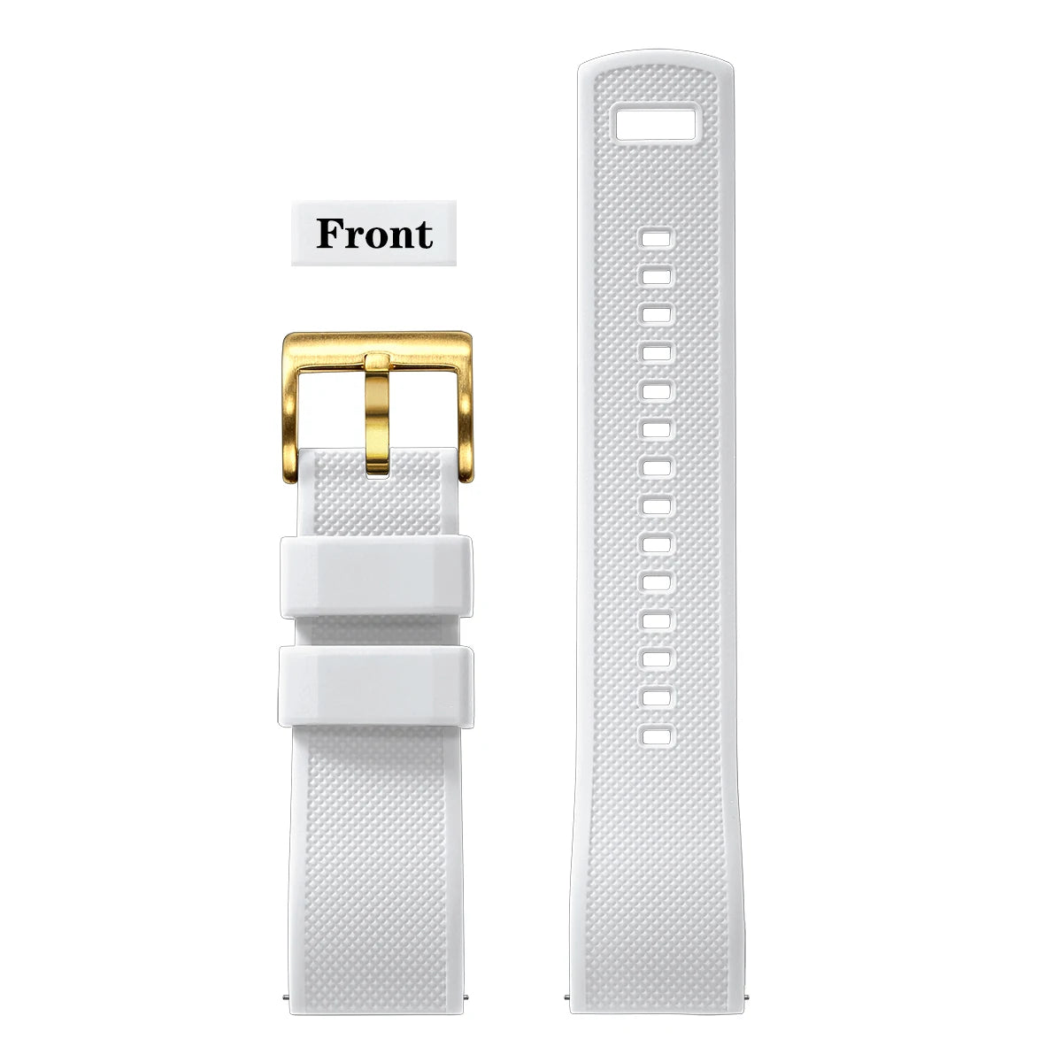 Premium Silicone Watch Band – Quick Release Rubber Strap, 18mm 20mm 22mm Replacement Watchband